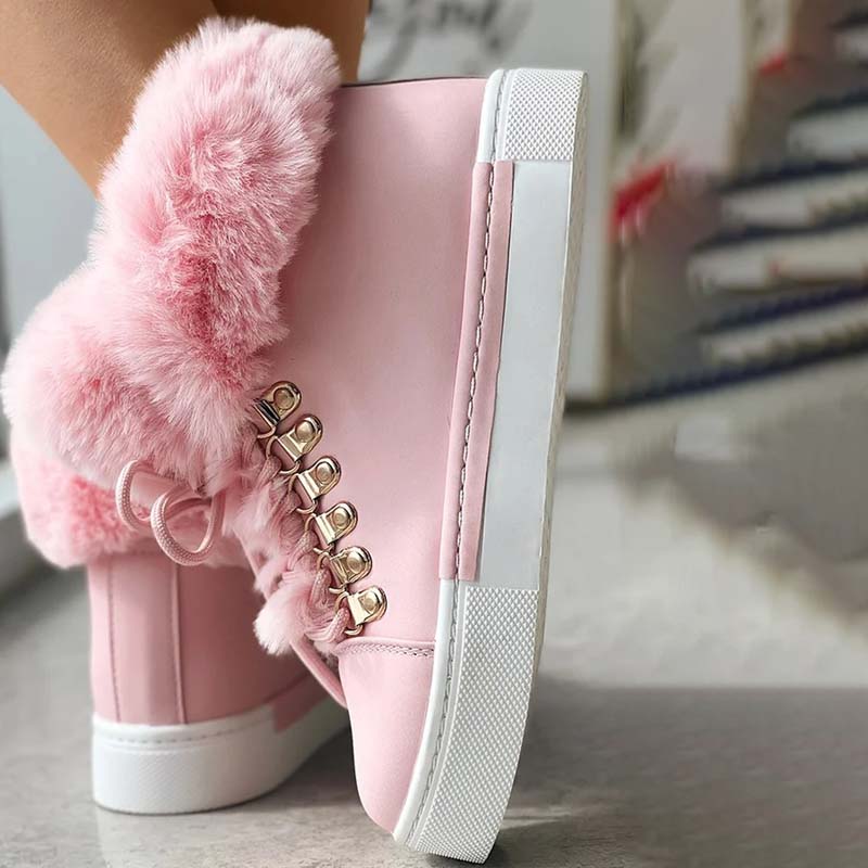 Levoire | À Plateforme En Peluche Chaude