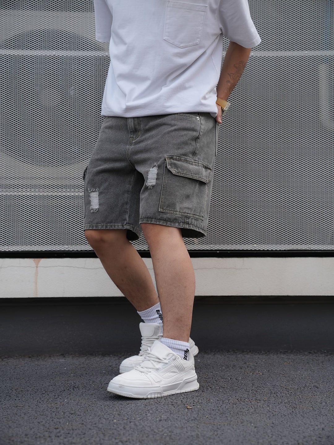 Levoire | Rip & Repair Shorts En Jean