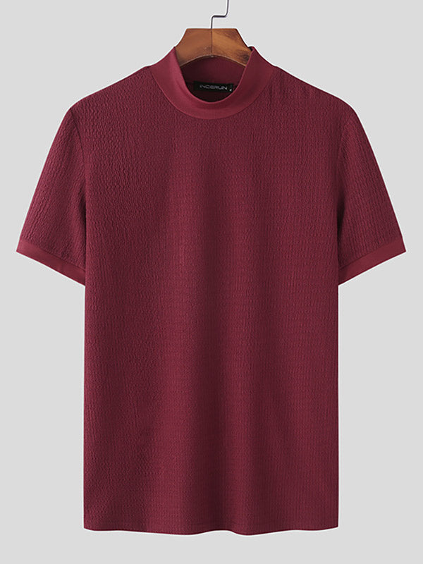 Levoire | T-Shirt Col Haut Manches Courtes