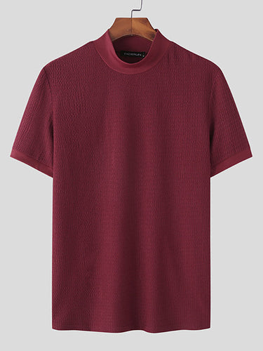 Levoire | T-Shirt Col Haut Manches Courtes