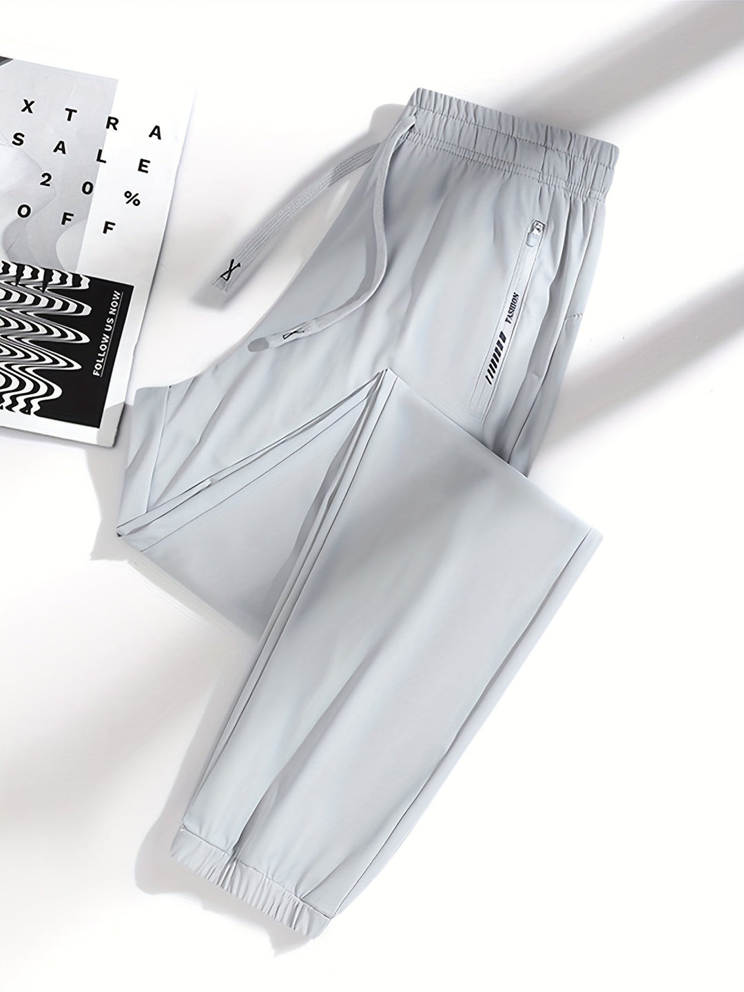 Levoire | Pantalons De Course D'Été Légers Et Respirants Gris clair