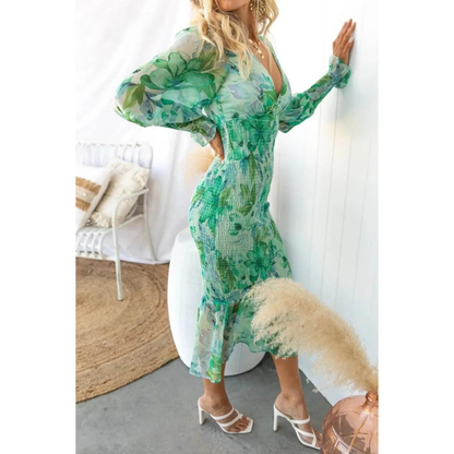 Levoire | Robe Midi À Imprimé Floral