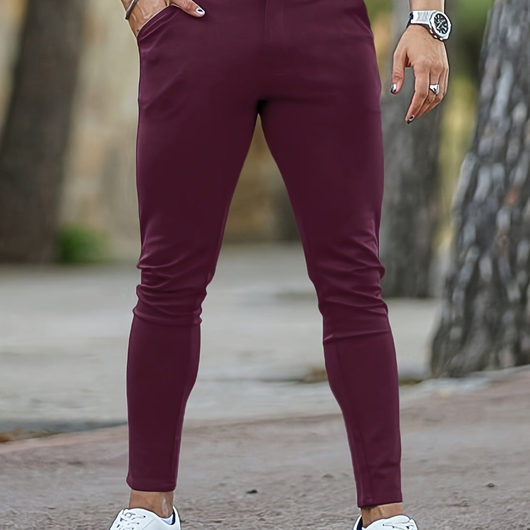 Levoire | Pantalons Chino Stretch À Conception Unie