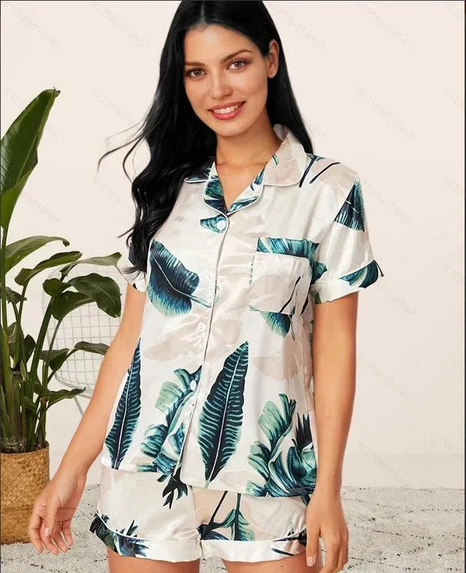 Levoire | Femmes ensemble de pyjama Banane blanche
