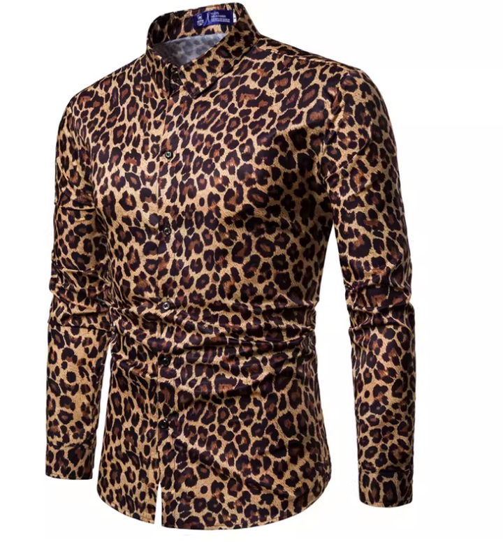 Levoire | Chemise Léopard Manches Longues Homme