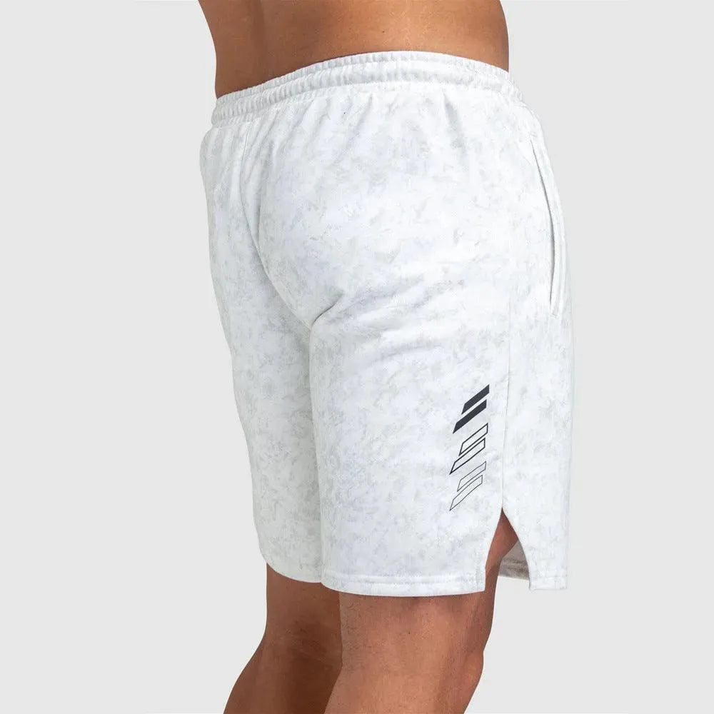 Levoire | Bermuda hommes décontracté Masque de camouflage blanc