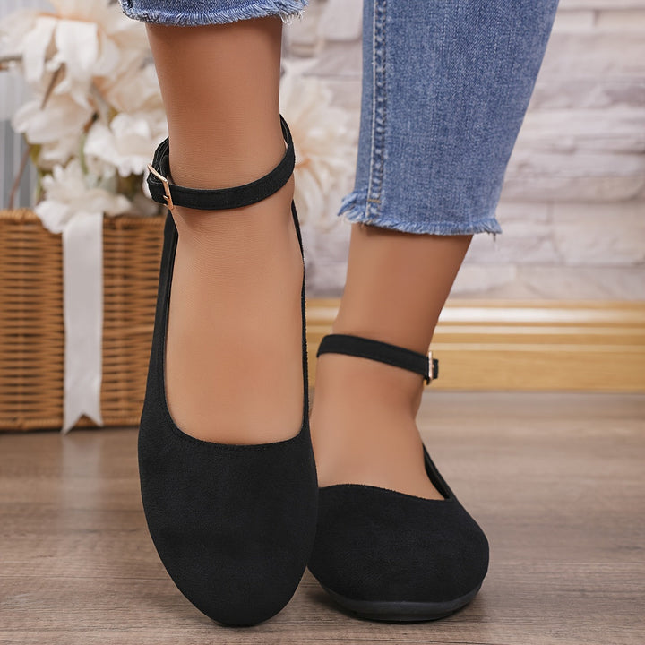 Levoire | Ballerines Classiques Unies Avec Sangle