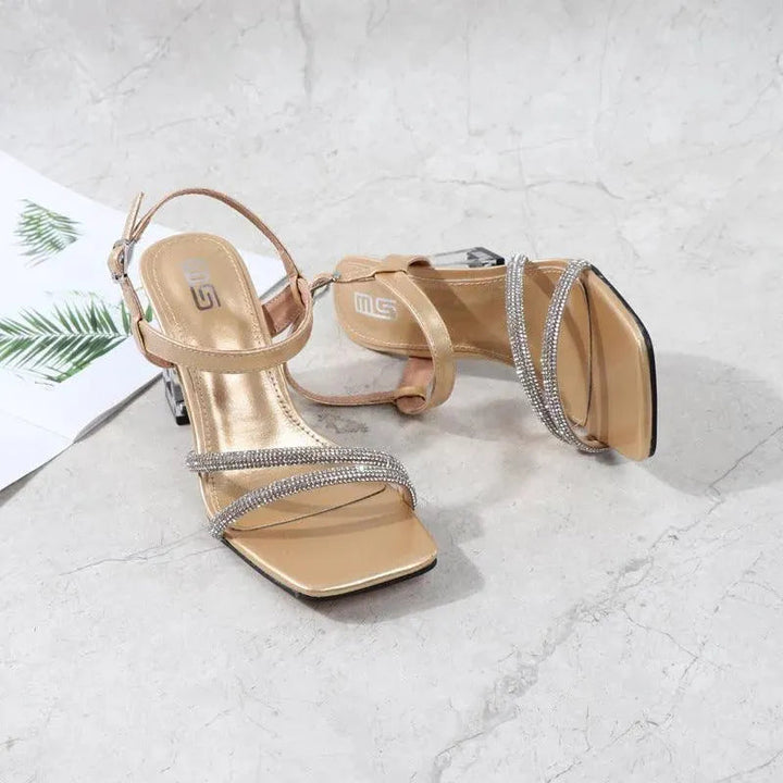 Levoire | Chaussures à talons pour femmes à boucle carrée