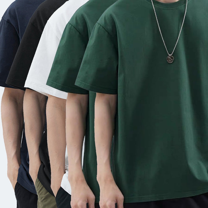 Levoire | 5 Pack Décontractées Coton Pour Hommes T-Shirts