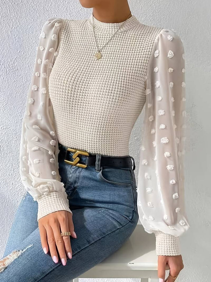 Levoire | Pull À Manches Bouffantes En Mesh