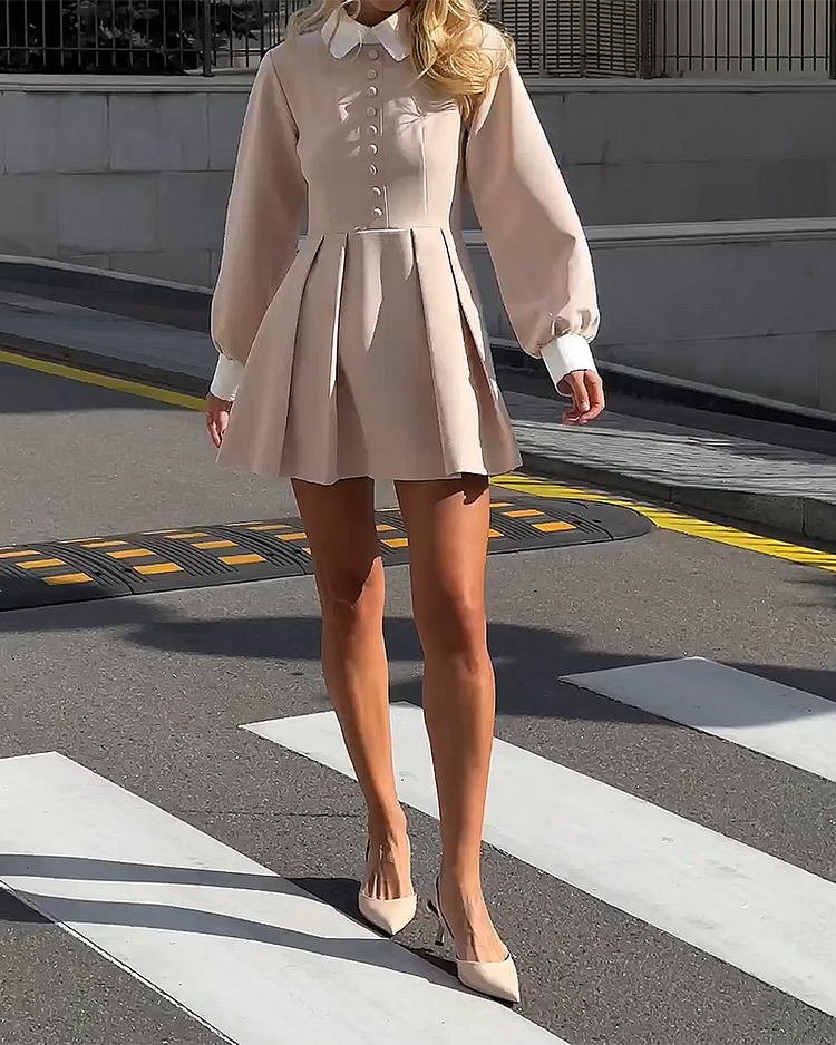 Levoire | Chloé Robe Mini Confortable Avec Manches Longues L