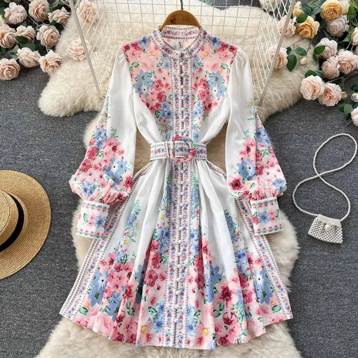Levoire | Robe à une rangée avec des manches courtes