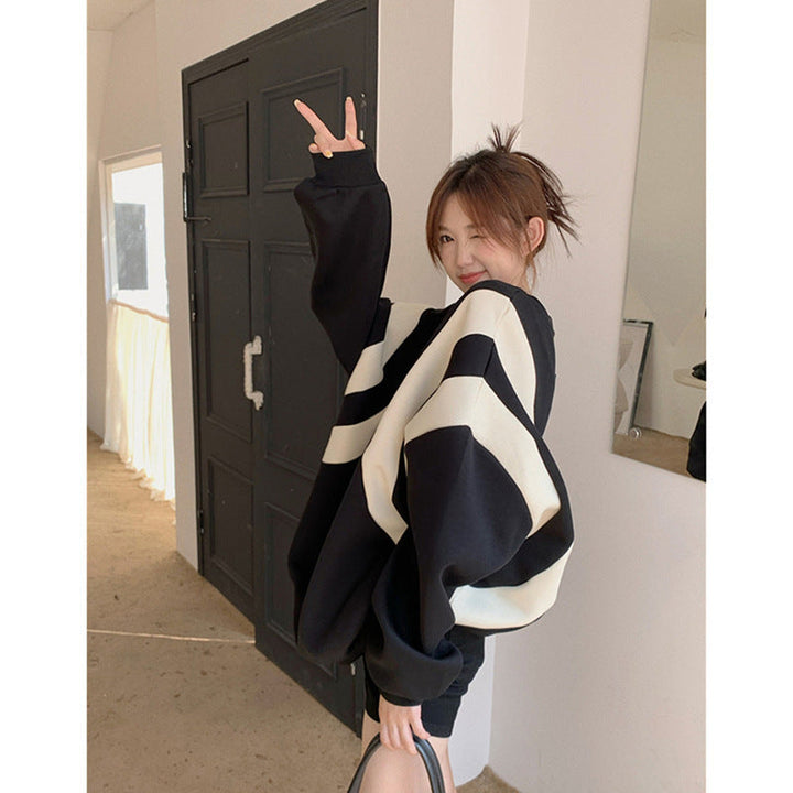 Levoire | Pull Femme Avec Contraste De Couleur