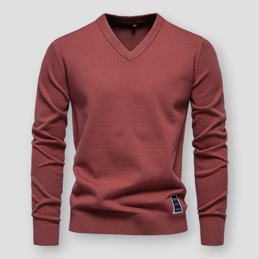 Levoire | Pulls D'Automne Tricotés Classiques Pour Hommes Rot