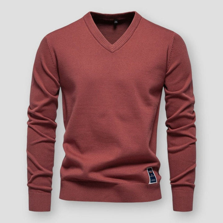 Levoire | Pulls D'Automne Tricotés Classiques Pour Hommes Rot