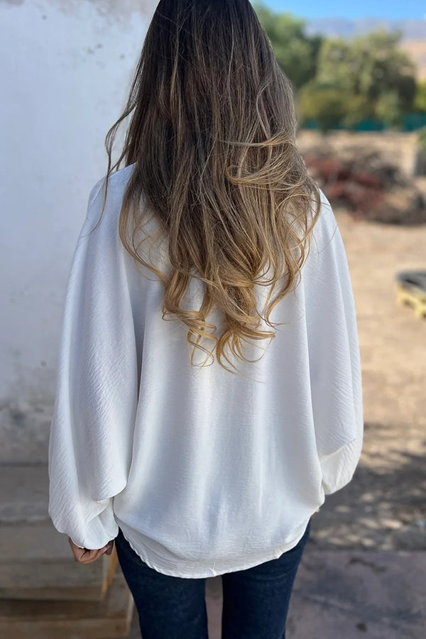 Levoire | Haut En Bouton Batwing À Coupe Décontractée