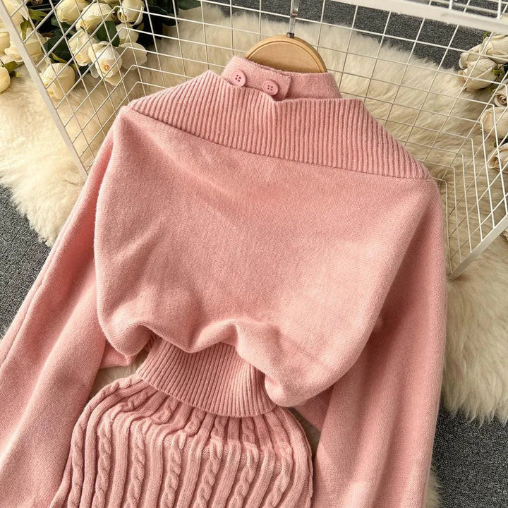 Levoire | Robe pour femme 2 pièces : Robe avec des cordons et chemise élégante