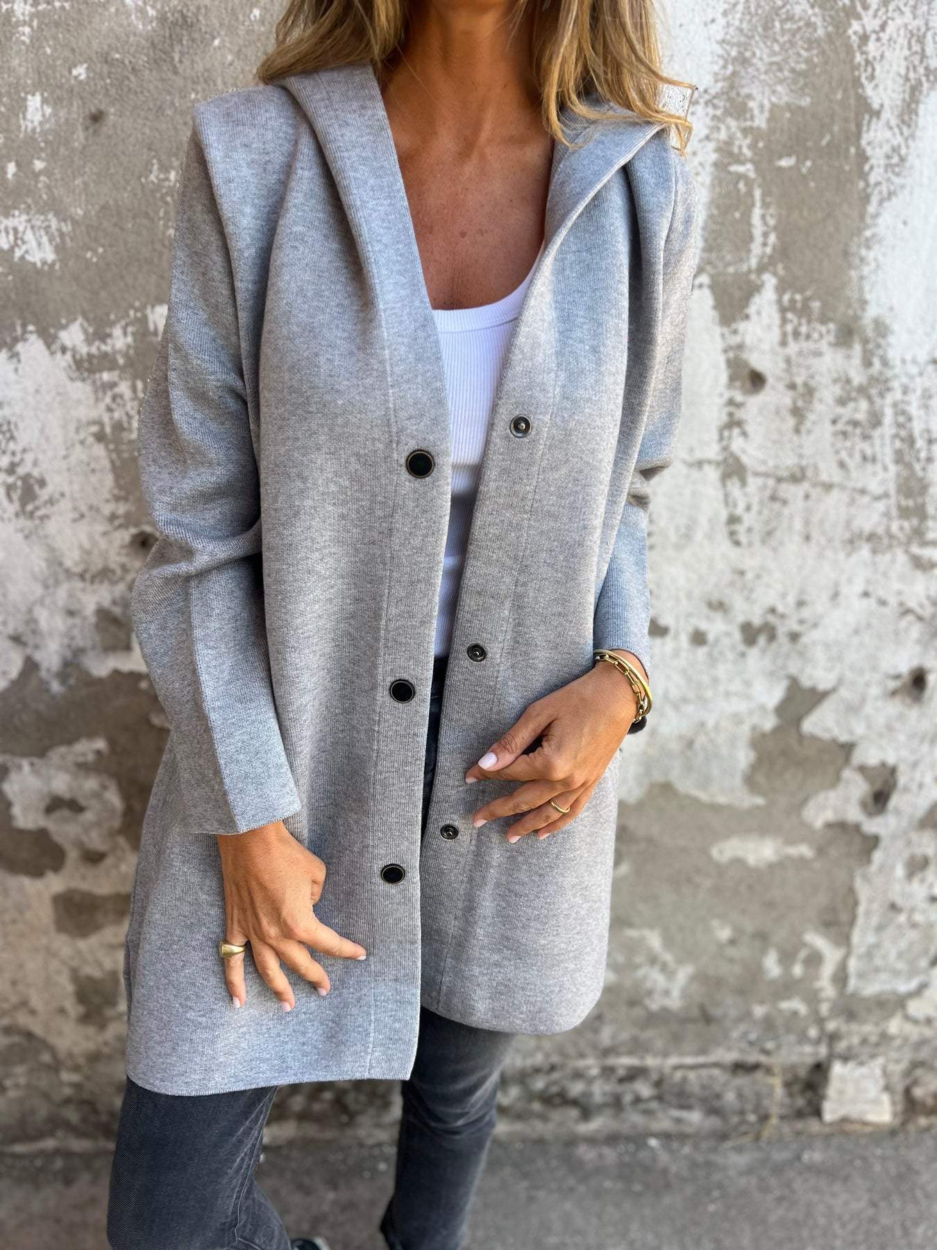 Levoire | Blazer Rento Sweatshirt Avec Un Bouton