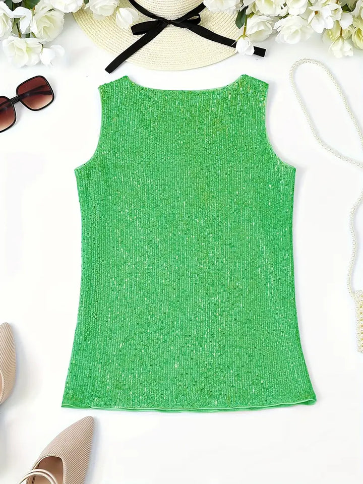 Levoire | Haut De Maillot Sans Manches Avec Des Paillettes