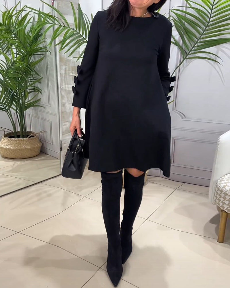 Levoire | robe d'hiver ample et intemporelle Noir