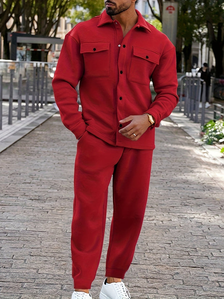 Levoire | Vêtements Et Pantalons Ensemble De Sport Pour Hommes Rot