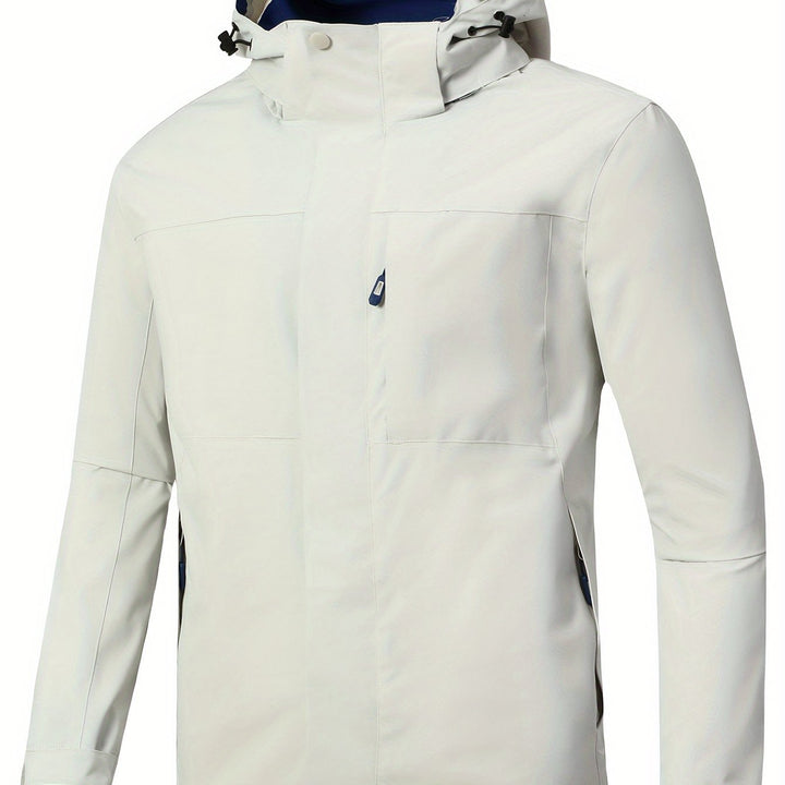 Levoire | Veste Imperméable Légère Pour Hommes Avec Capuche