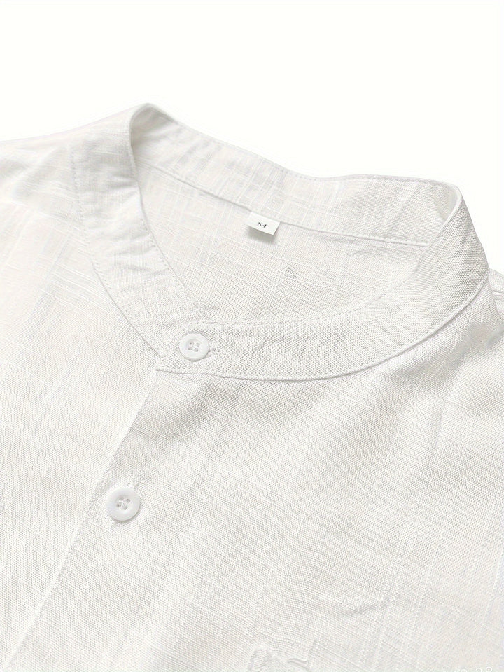 Levoire | Chemise En Lin Non Mélangée À Manches Longues