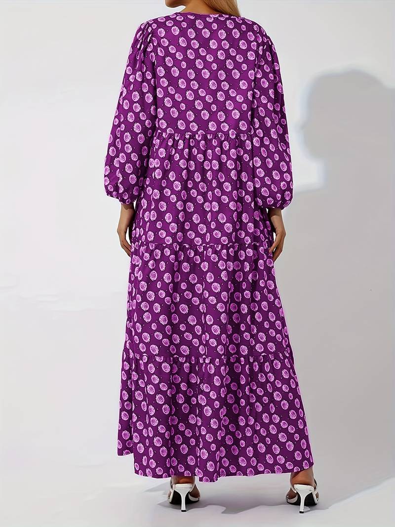Levoire | Maxi robe femme avec imprimé fleuri