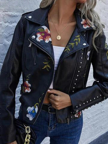 Levoire | Veste Vintage Brodée Cropped
