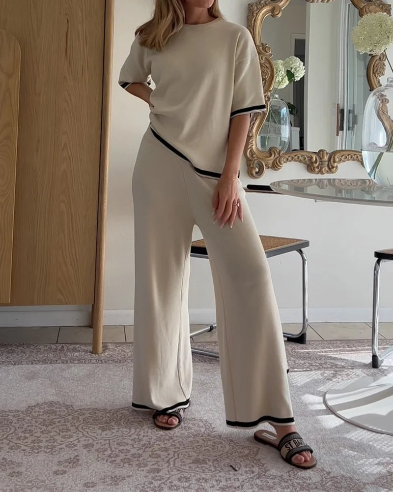 Levoire | Chic Ensemble Pour Dames Beige