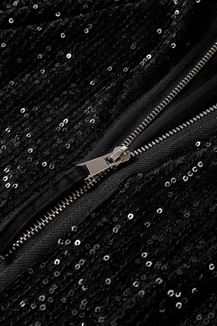 Levoire | Veste À Paillettes Noire