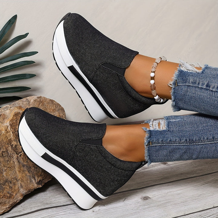Levoire | Chaussures de cheville en denim léger antidérapantes