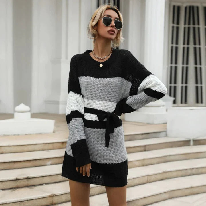 Levoire | Robe en tricot Gris clair