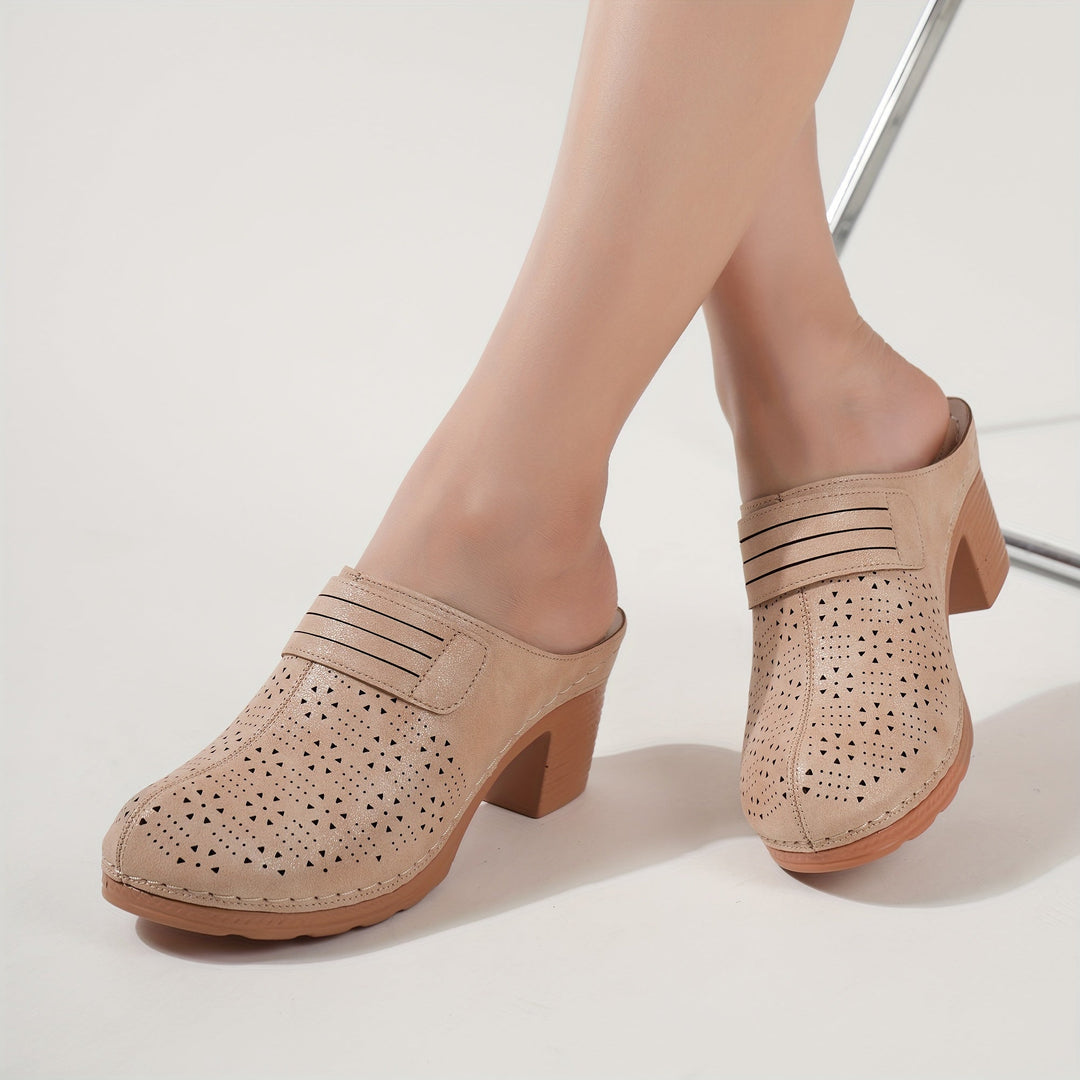 Levoire | Sandales Pour Femmes À Talon Épais Couleur rose