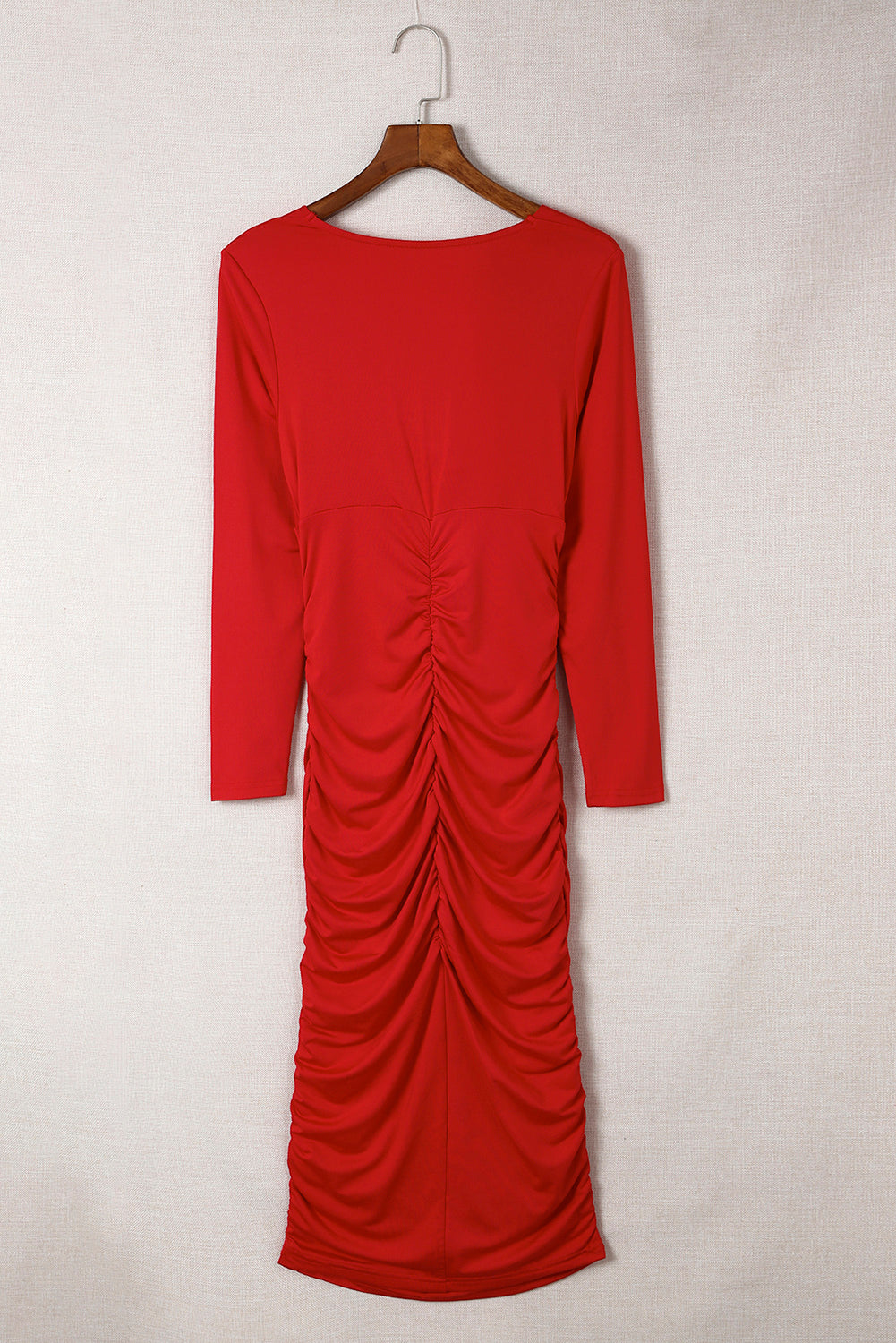 Levoire | Robe Wrap Rouge Tulinen