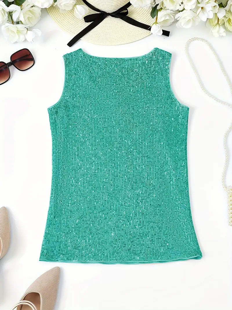 Levoire | Haut De Maillot Sans Manches Avec Des Paillettes