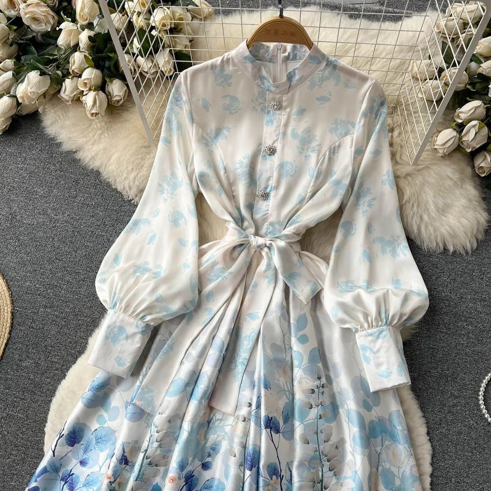 Levoire | Robe en chiffon Kukka avec des épingles à nourrice au col