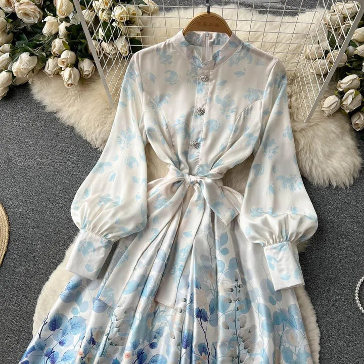 Levoire | Robe en chiffon Kukka avec des épingles à nourrice au col