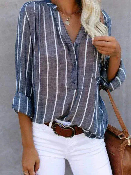 Levoire | T-Shirt À Motifs Tendance Pour Femmes Bleu