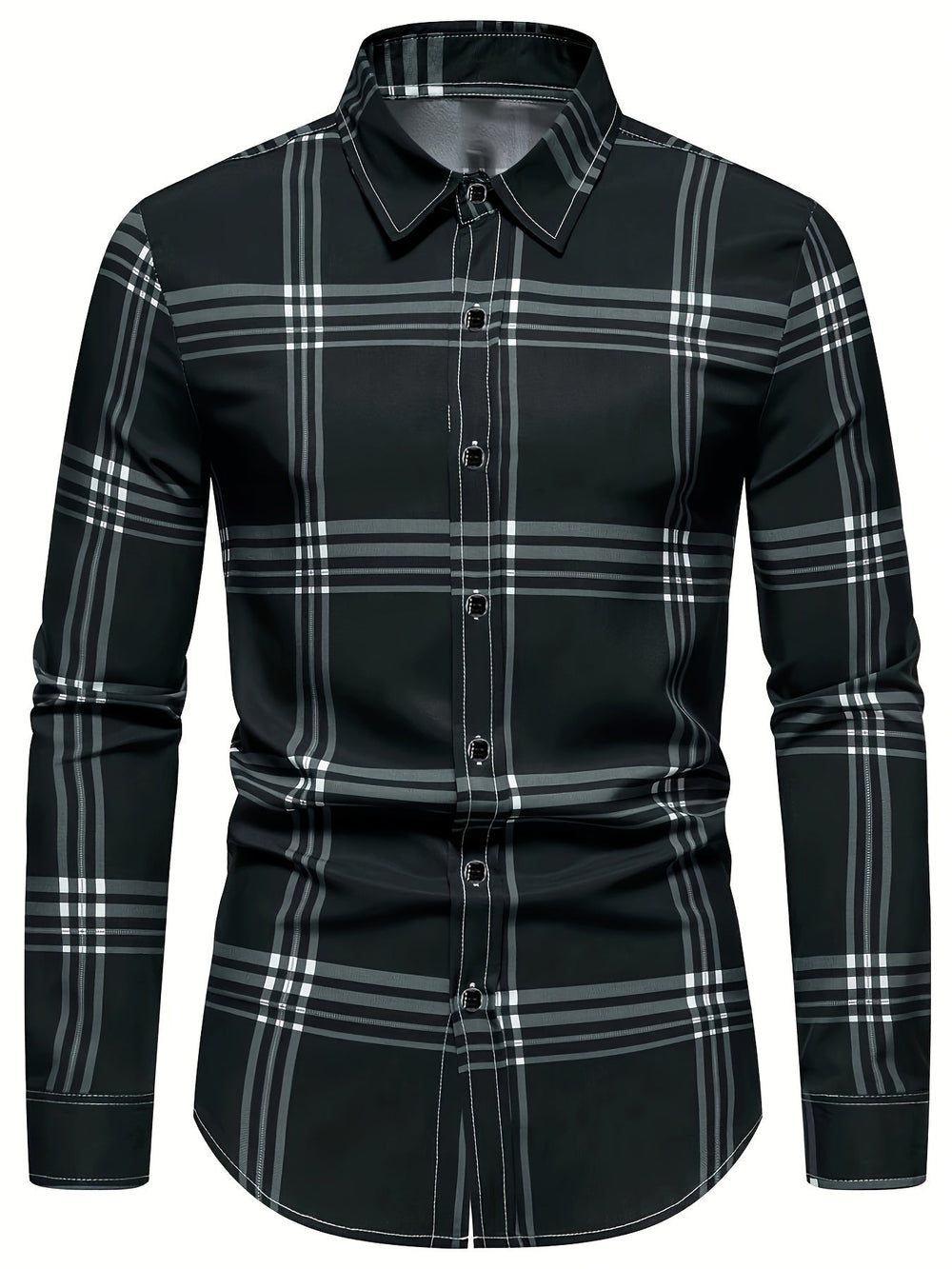 Levoire | Chemise Pour Hommes À Imprimé Sur Le Mollet Avec Col Réversible