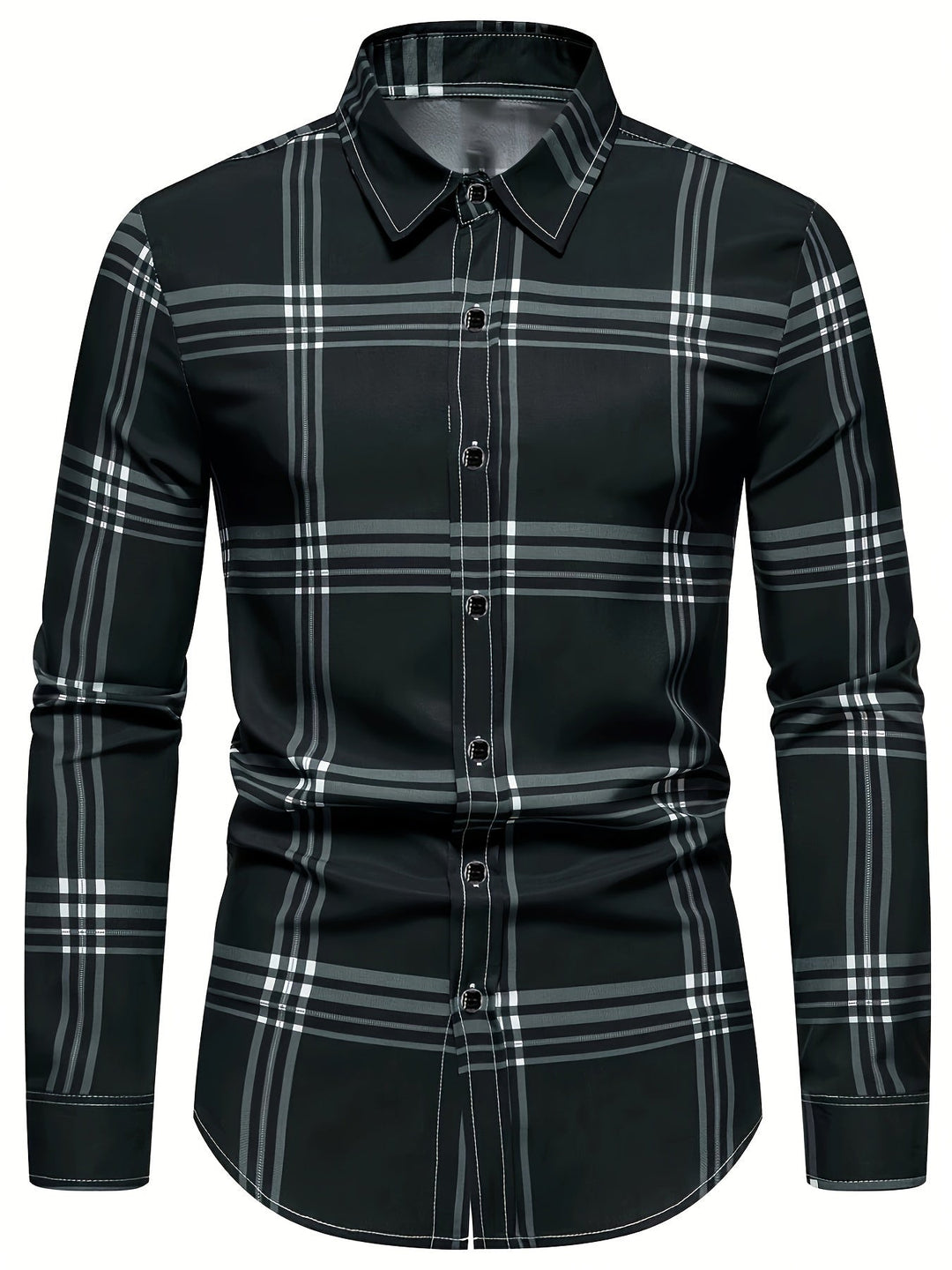 Levoire | Chemise Pour Hommes À Imprimé Sur Le Mollet Avec Col Réversible