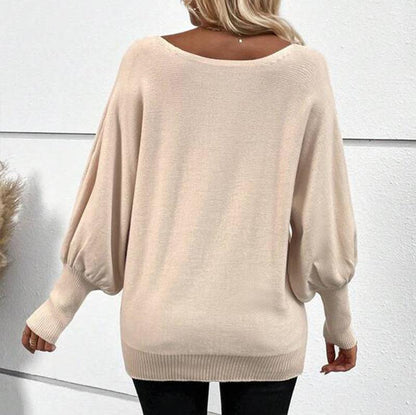 Levoire | Ample Col Rond Avec Manches Longues Élastiques Amples