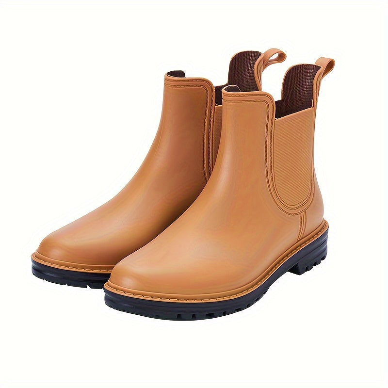 Levoire | Bottes De Pluie Pour Femmes Imperméables À La Cheville Chameau