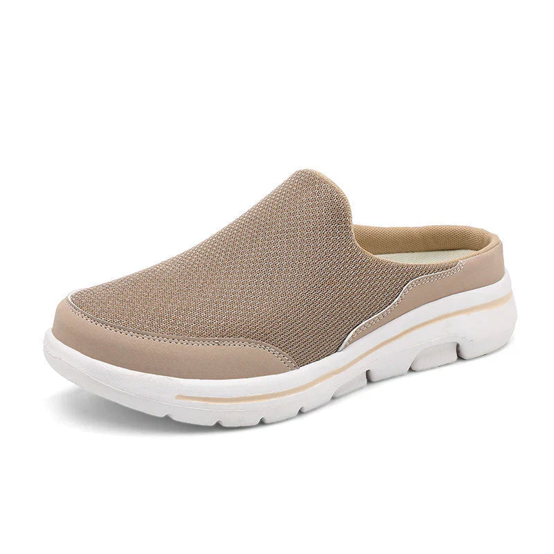 Levoire | Chaussons Pour Hommes En Matériau Respirant Braun