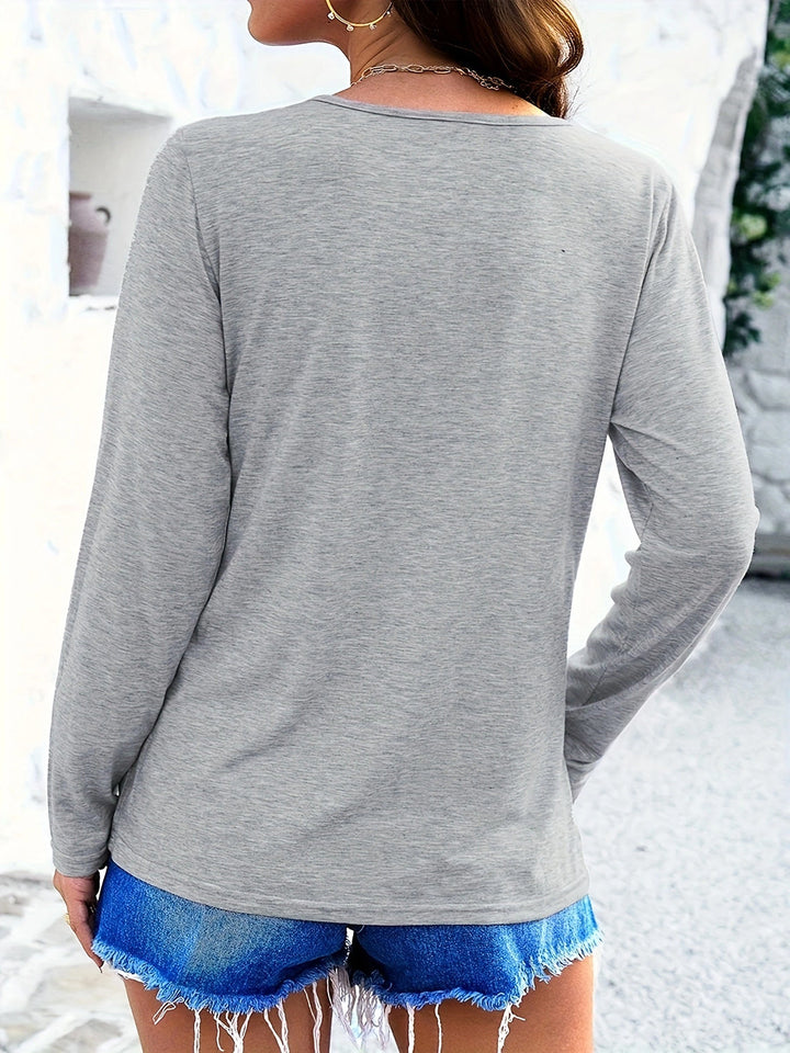 Levoire | Risti V-neck Long Sleeve T-shirt