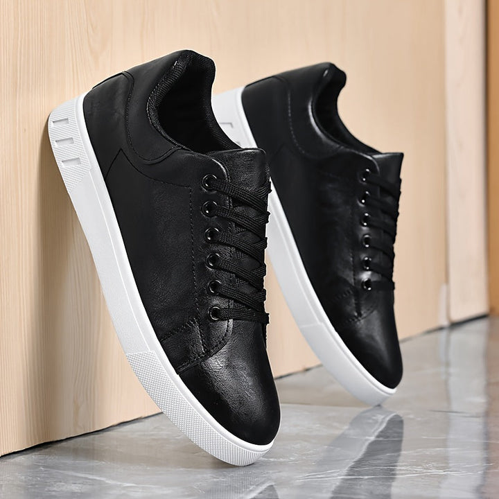 Levoire | Retro Cuir Chaussures De Réseau Pour Hommes