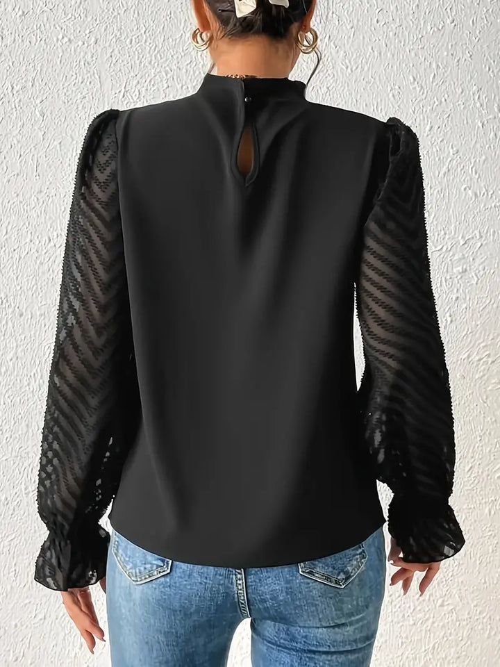 Levoire | Chemise Plissée Élégante Avec Bretelle En Filet