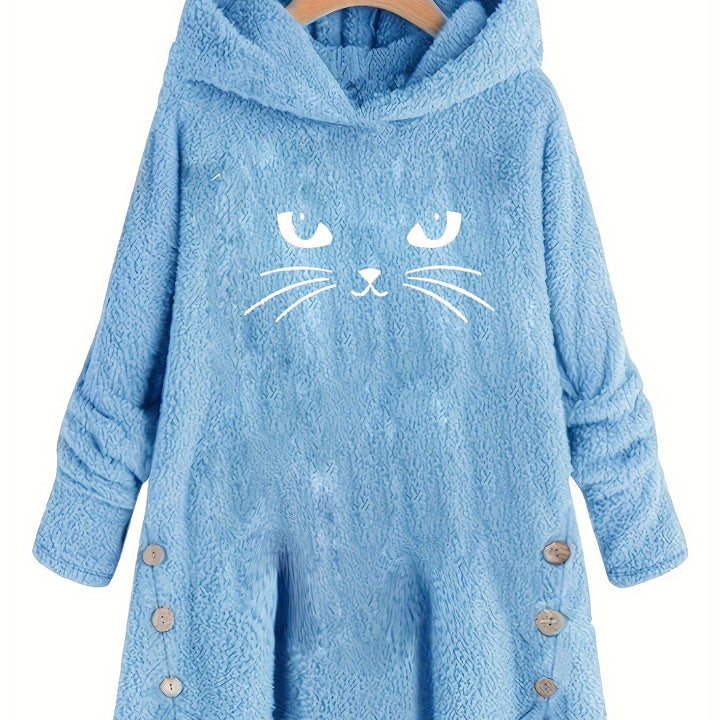 Levoire | Sweat-Shirt Doux Avec Motif De Chat