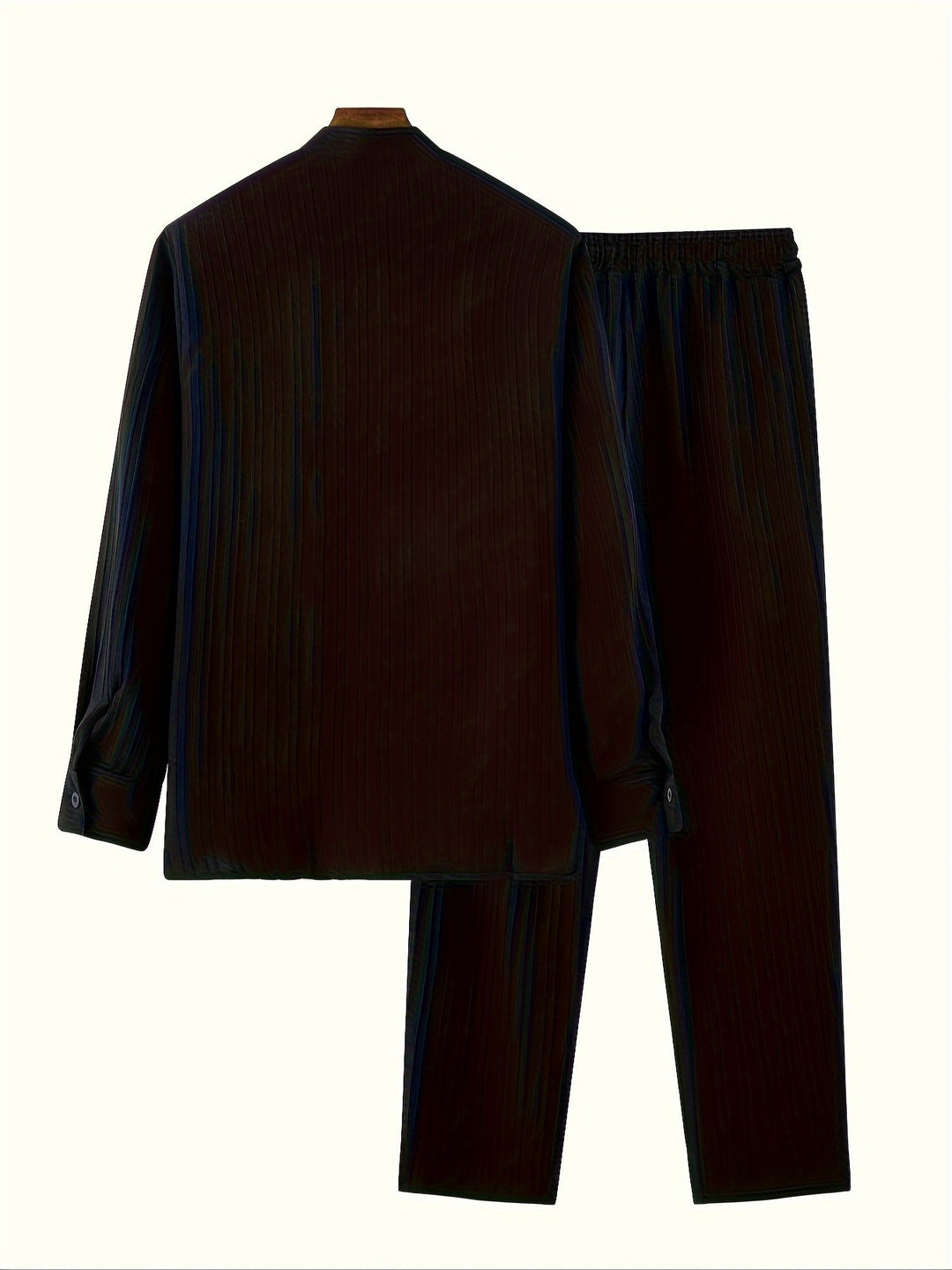Levoire | T-Shirt À Manches Longues Unicolore Et Pantalons De Survêtement