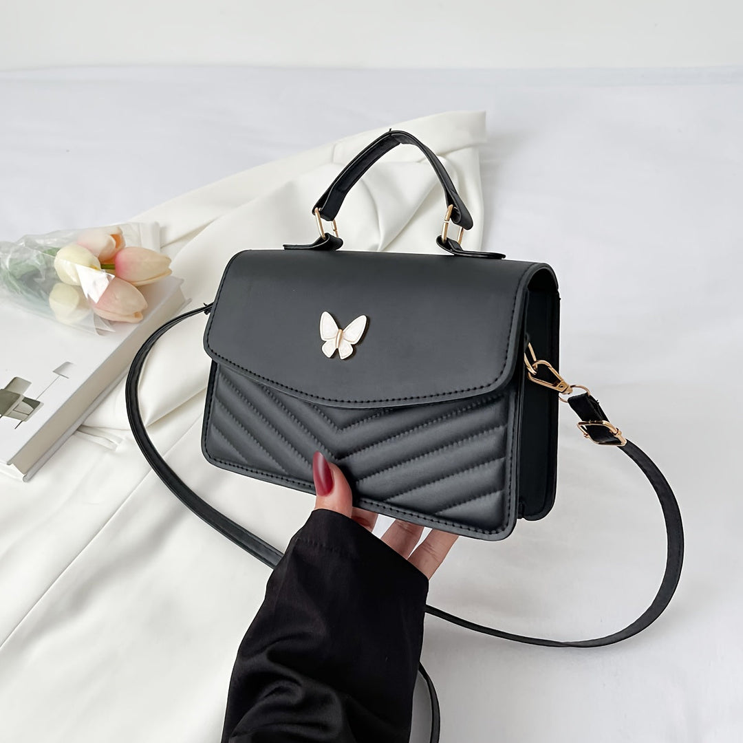 Levoire | Sac À Épaule Et Sac Bandoulière Uni Élégant Nero
